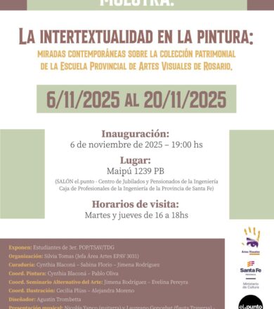 Flyer Muestra Esc. de Artes Visuales 2025