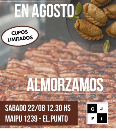 Flyer Almuerzo 22.08.26