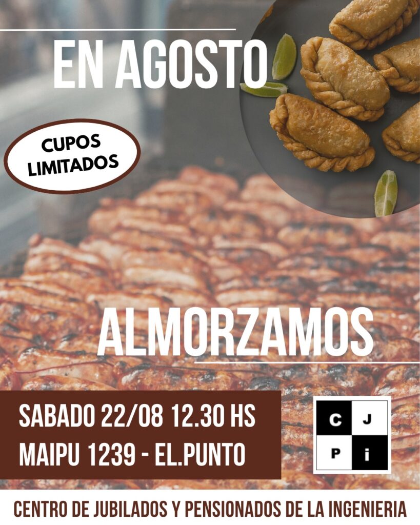 Flyer Almuerzo 22.08.26