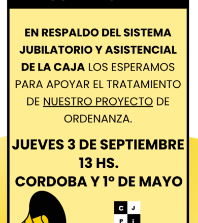 Convocatoria Jueves 3/9