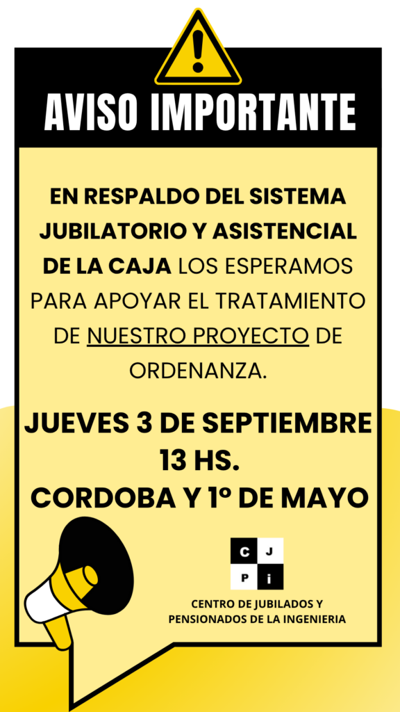 Convocatoria Jueves 3/9