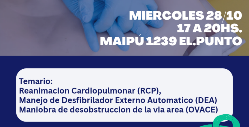 Flyer Curso primeros auxilios 2026